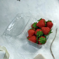 plastic disposable fruit punnet clamshell for 250g cherry tomato packaging